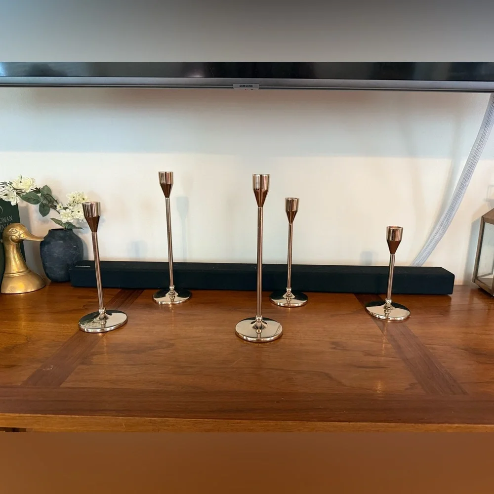 5 Pottery Barn Candle Sticks